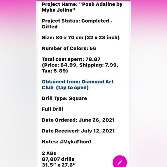 Adaline by Myka Jelina and Diamond Art Club - Picture 2 of 6